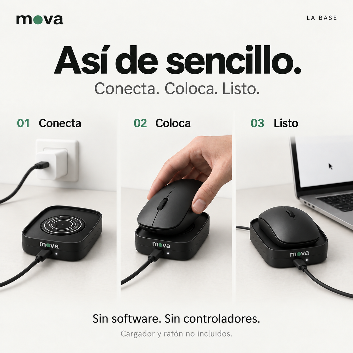 Mova · Mueve el cursor sin tocar el ratón