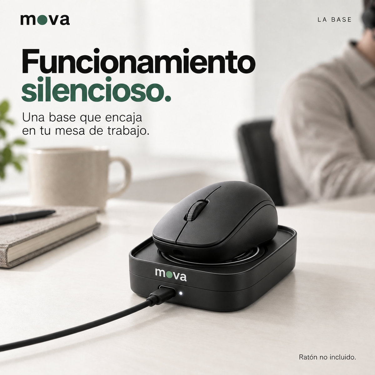 Mova · Mueve el cursor sin tocar el ratón